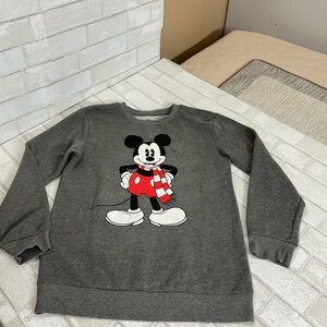 Gray Mickey Mouse Sweatshirt